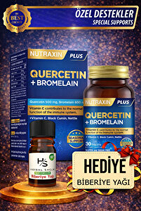 Nutraxin Quercetin Bromelain 30 Adet Tablet - Kuersetin, Bromelain