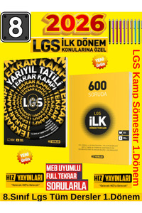 Hız ve Renk Yayınları Hız Yayınları 2026 8.Sınıf Yarıyıl 1.Dönem