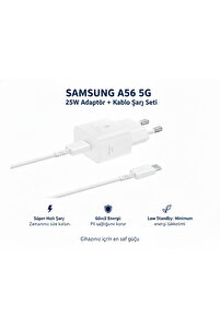 Samsung Galaxy A56 5g EP-T2510X TypeC Hızlı 25W Adaptör+Kablo