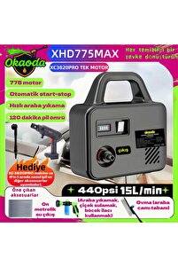 okaoda 🔥XHD775MAX Lityum Pil Yüksek Su Basınçlı Temizleme