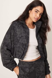 Nike Full Zip Jacquard Print Track Oversize Jacket Kadın Oversize