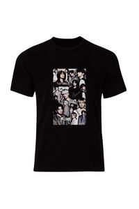 fame-stoned Txt Kpop Müzik Grubu Baskılı Unisex %100 Pamuk T-shirt