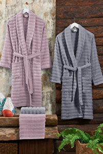 Elart Soft Bornoz Aile Seti Hamam Seti 4 Parça (70x135 cm