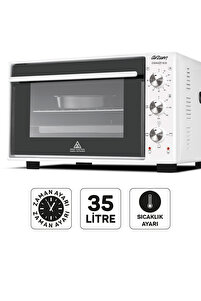 Arzum Cookart Eco AR-2003 Midi Fırın 35 l Beyaz 1300 W Yorumları