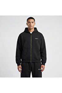 Shout Oversize Basic Unisex Boxy Fit Heavyweight Zip Up Hoodie
