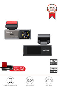 LENOVO S7/1970 Siyah Wifi Araç içi 1.97 İnç Ön Ve Arka Araç