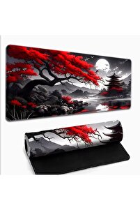 sgeteknoloji SGE TEKNOLOJİ 70X30 CM KIRMIZI AĞAÇ VE YAKAMOZ