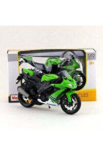HOT WHEELS KAWASAKİ ZX10 RR 1:12 ÖLÇEK MAİSTO LİSANSLI(18CM