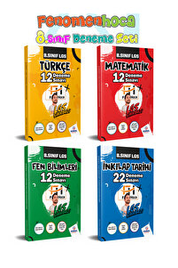 Kurul Yayıncılık Fenomen Hoca 2026 8.sınıf Lgs Deneme Seti Tamamı