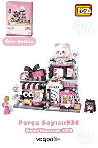 Vagonlife Loz Street Mini Serisi Kedi Temalı Hediye Dükkanı 938