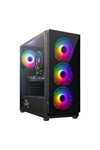 TURBOX DangerZone 192-7 Kumandalı 4x Argb Fan USB 3.0 400W ATX