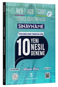 TÜRKÇE ÖABTDEYİZ ÖABT MEB-AGS Türkçe Öğretmenliği Sınavname 10