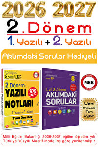 Tonguç Yayınları 8. Sınıf Yeni Nesil Lgs Yazılı Notları 2. Dönem 1