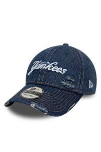 NEW ERA Denim Distress 9Twenty Neyyan Nvy Unisex Mavi Şapka
