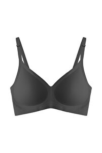 Cottonhill Seamless Bra - Pure | Siyah Lazer Kesim Dikişsiz
