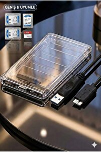Derwell Yeni 2025 2.5” HDD/SSD USB 3.0 to SATA Dönüştürücü Harici