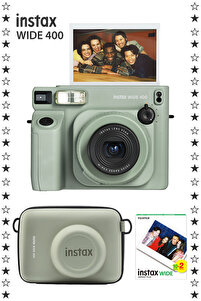 Fujifilm Instax Wide 400 Yeşil Fotoğraf Makinesi ve 20'li Film ve