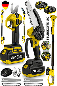 Graizer S 21 Vf 5 Ah Trex 2 Akülü Kömürsüz Şarjlı Ağaç Dal Kesme