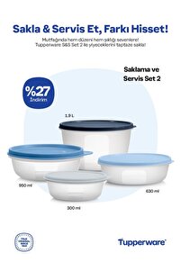 Tupperware S&S Kap Set 2 300ml+630ml+950ml+1.9L - Fiyatı, Yorumları