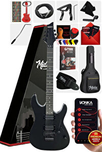 Midex Grx-300-bag Profesyonel Elektro Gitar Seti Akçaağaç