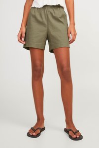 JJXX JXPOPPY LINEN HW SHORTS P Yeşil Kadın Şort - Fiyatı, Yorumları