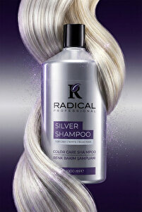 Radical Silver Şampuan 1000ml - Gri ve Beyaz Saçlar İçin Renk