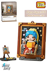 ゆ*き様 限定200セット Led Zeppelin Feelin' Groov Vagonlife LOZ Creative Serisi Şövale Figürlü Ve Tablo 676 Parça