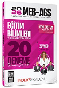 İndeks Akademi YENİ AGS SİSTEMİ - 2026 MEB-AGS Eğitim Bilimleri ve