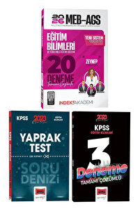 İndeks Akademi 2026 MEB-AGS Eğitim Bilimleri ve Türk Milli Eğitim