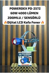 powerdex PD-2572 60W & 4000 Lümen Profesyonel Zoomlu Sensörlü