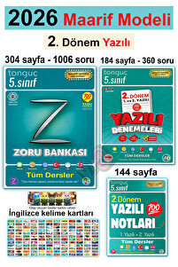 Tonguç Yayınları 5. Sınıf 2026 Zoru 2. Dönem Yazılıya Hazırlık