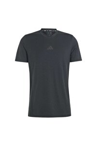 adidas Designed For Training Erkek Siyah Antrenman Tişörtü (IK9725