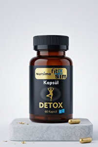 Nursima Detox Kapsül Bitkisel Karışımlı Doğal Fit x Slim 60'lı