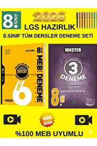 Hız Yayınları Hız LGS 8.Sınıf 6lı Genel Deneme+Okyanus Master 8