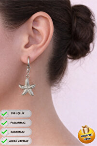 Related product image Piercing Market Steel & Silver Steel Earrings