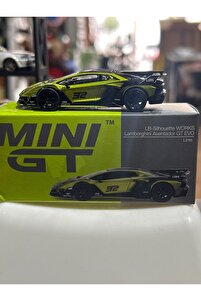mini gt Lamborghini Aventador GT EVO LB-Silhouette WORKS LİME