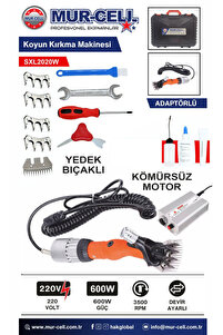Mur-Cell 2020W 600 Watt Adaptörlü Kömürsüz Koyun Kırpma Makinesi