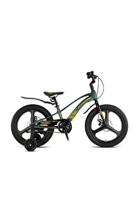 Kron MAG8 16 JANT PROFESYONEL ÇOCUK BİSİKLETİ M.Disc - Haki-Sarı