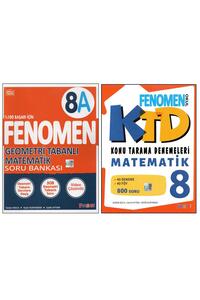 Fenomen Yayıncılık FENOMEN 8.SINIF GEOMETRİ TABANLI SORU BANKASI