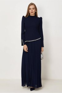 Alvina TAŞ İŞLEMELİ ABİYE ELBİSE 50558 - Fiyatı