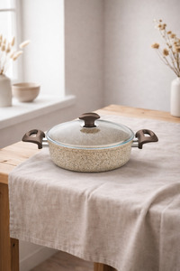 Falez Creamy Granit Karnıyarık Tencere 32 Cm - Fiyatı, Yorumları