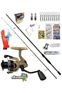Okuma Outrax 3000 210cm 20-40gr Remixon Double Black Kıyı Spin