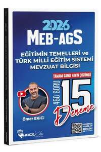 hoca kafası yayınları Hoca Kafası 2026 MEB-AGS Eğitimin Temelleri