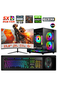 Xaser Live X50 Ryzen 5 7500F 16GB DDR5 Ram 1TB M.2 Nvme SSD 16GB