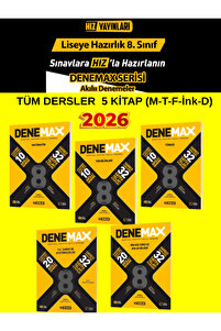 Hız ve Renk Yayınları Hız Yayınları 8. Sınıf LGS Denemex 5 Kitap
