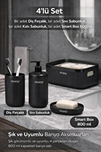 Okyanus Home Linea Box 4'lü Banyo Seti - Fiyatı, Yorumları