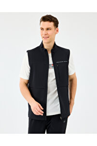 Skechers M Fitted Turtle Neck Softshell Vest Erkek Siyah Yelek