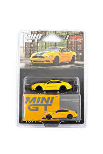 HOT WHEELS Mini GT 1/64 LB-WORKS Ford Mustang Triple Yellow