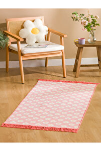 houseonthehill yellowflower ロンティ 80サイズ LC Waikiki LCW HOME MA BELLA Siyah Desenli Çift Taraflı Halı
