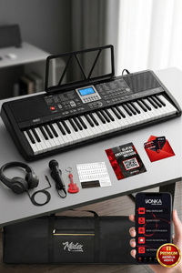 Midex Ps-1800bk-h 61 Tuşlu Kaliteli Org Dijital Ekranlı Kulaklık
